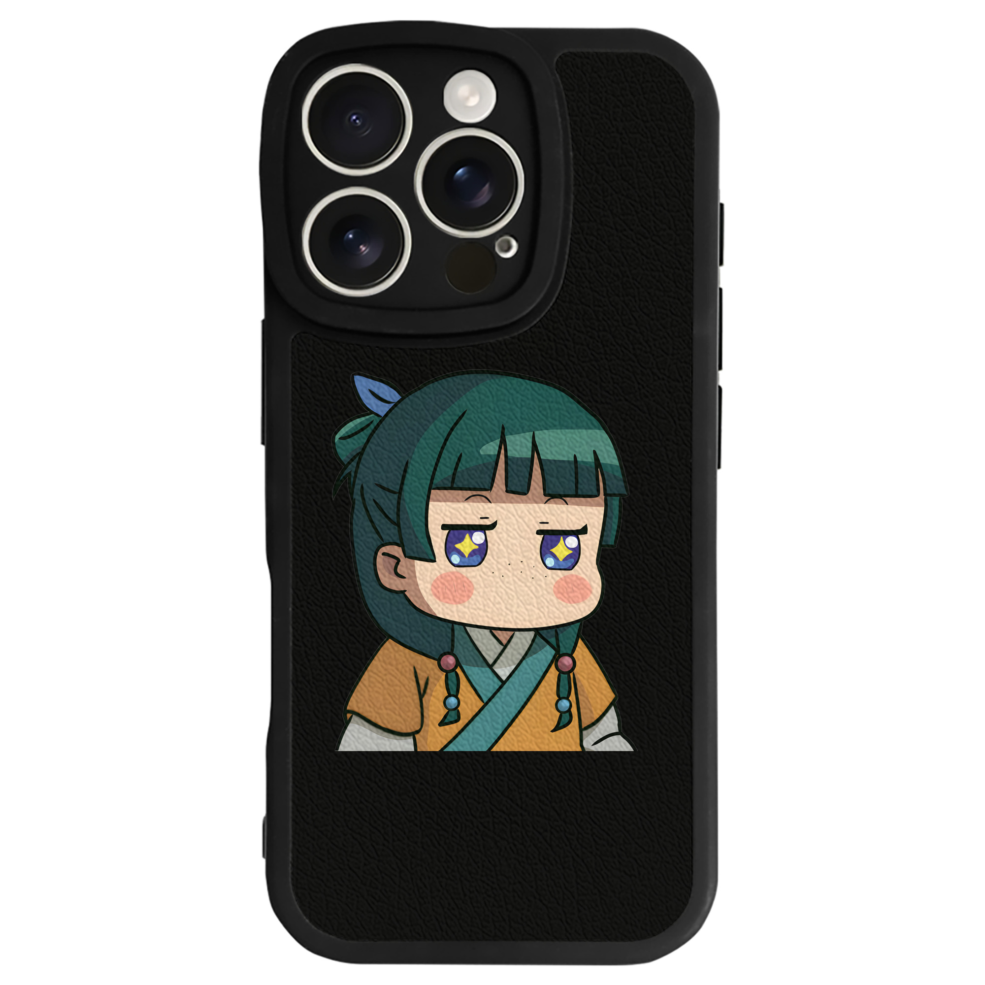 （画像用） 薬屋のひとりごと The Apothecary Diaries 【iPhone 16シリーズ対応】シリコンスマホケース（レザー調） 材質：シリコン